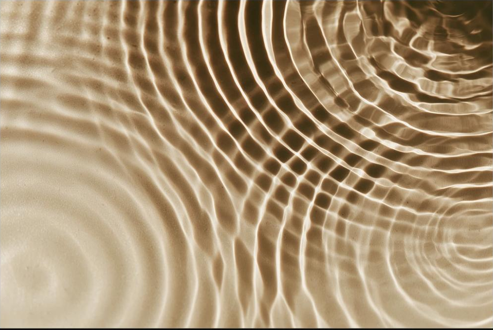 interfering ripples on water